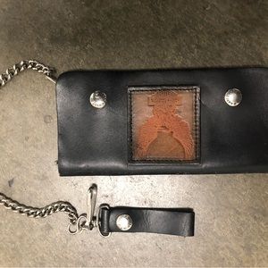 Vintage Harley Davidson Tall Wallet